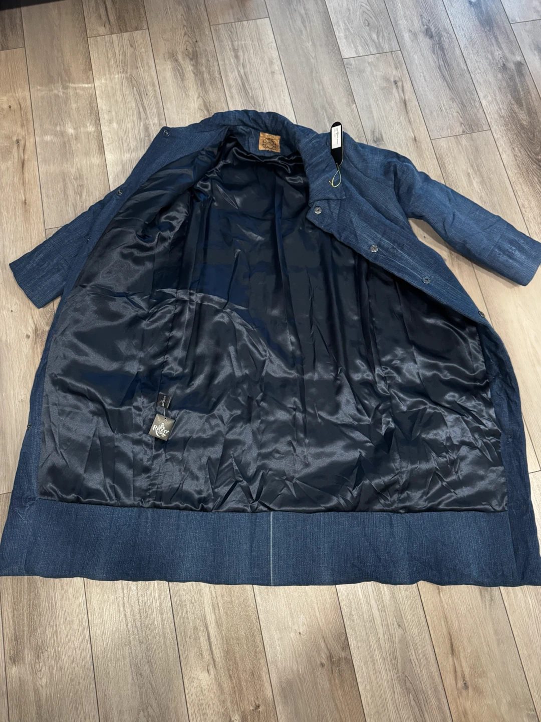 Denim Long Coat - photo 2