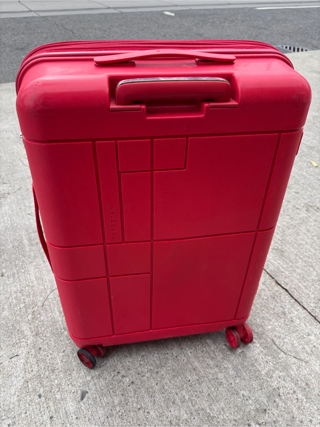 Medium Check in Echolac Red Spinner Luggage - photo 4