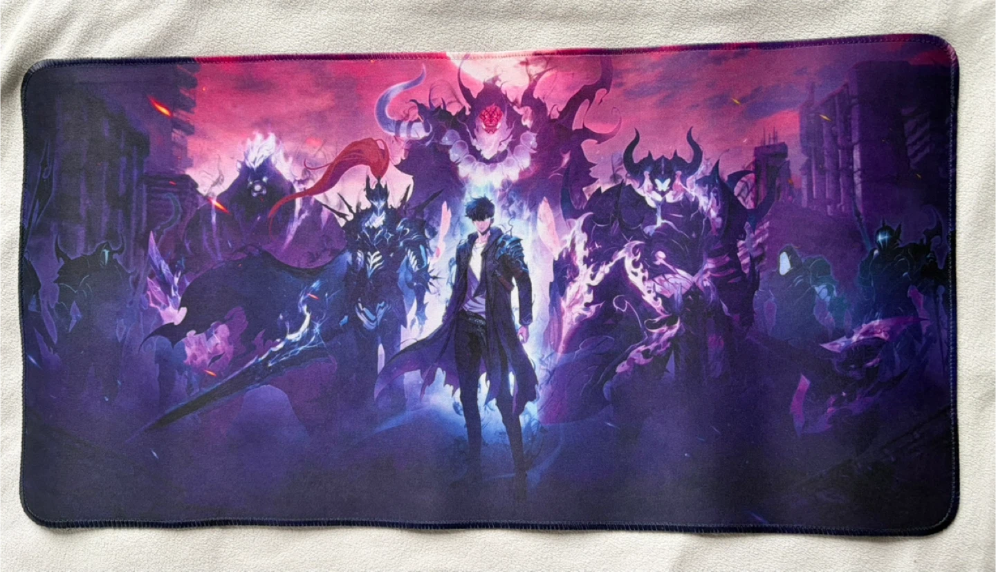 Solo Leveling Mouse Pad Anime Desk 12x22 Inches