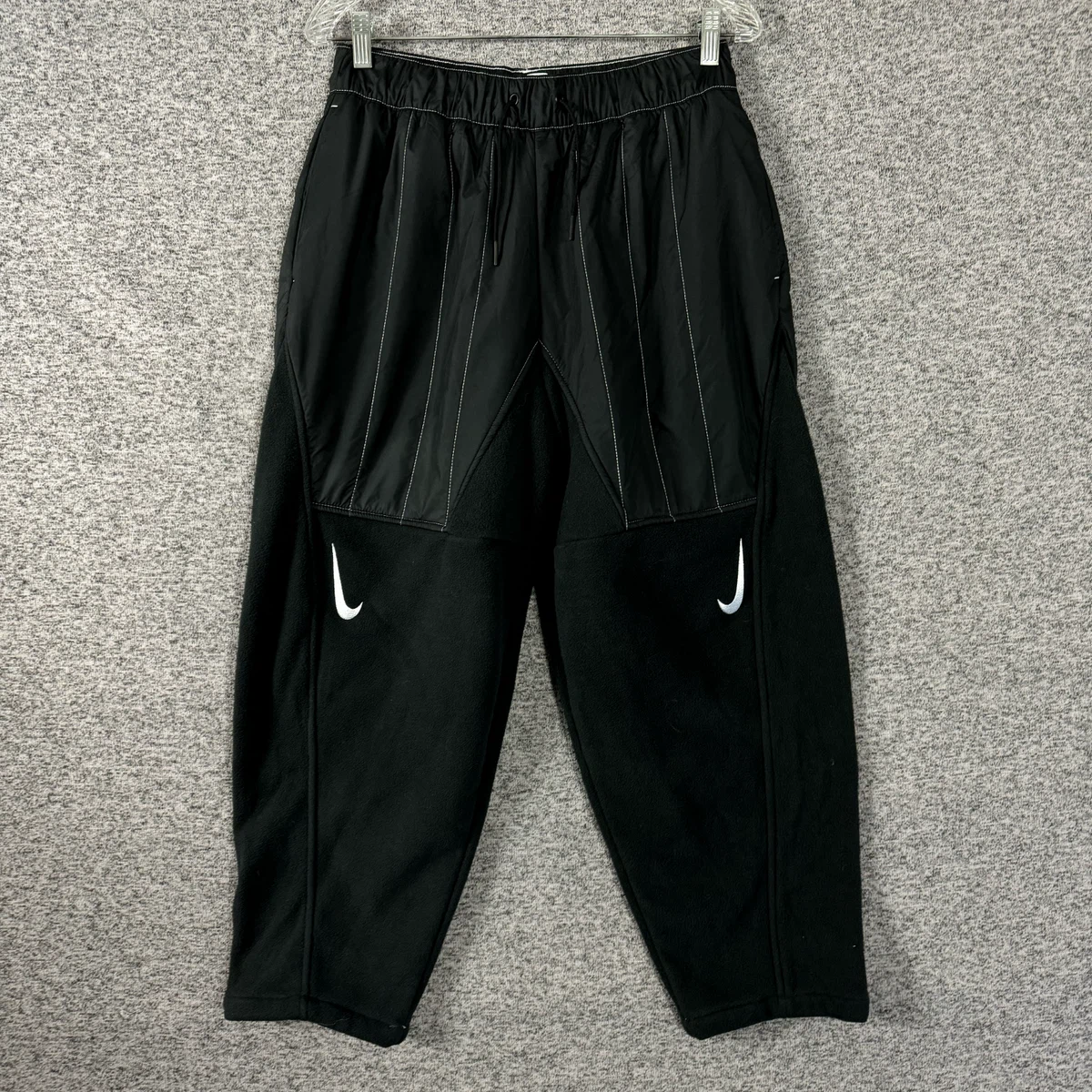 Nike Black Fleece Mixed Media Pants