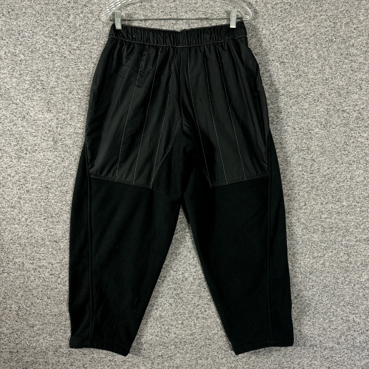 Nike Black Fleece Mixed Media Pants - photo 2