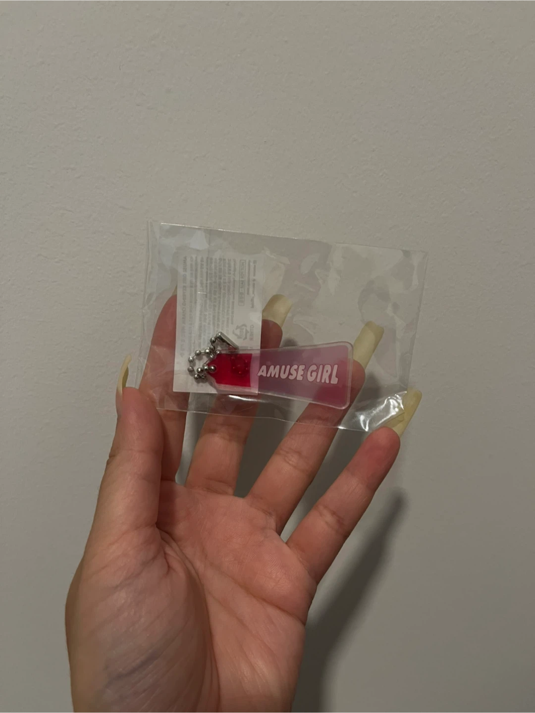 AMUSE Girl K-Beauty Brand Keyring Charm