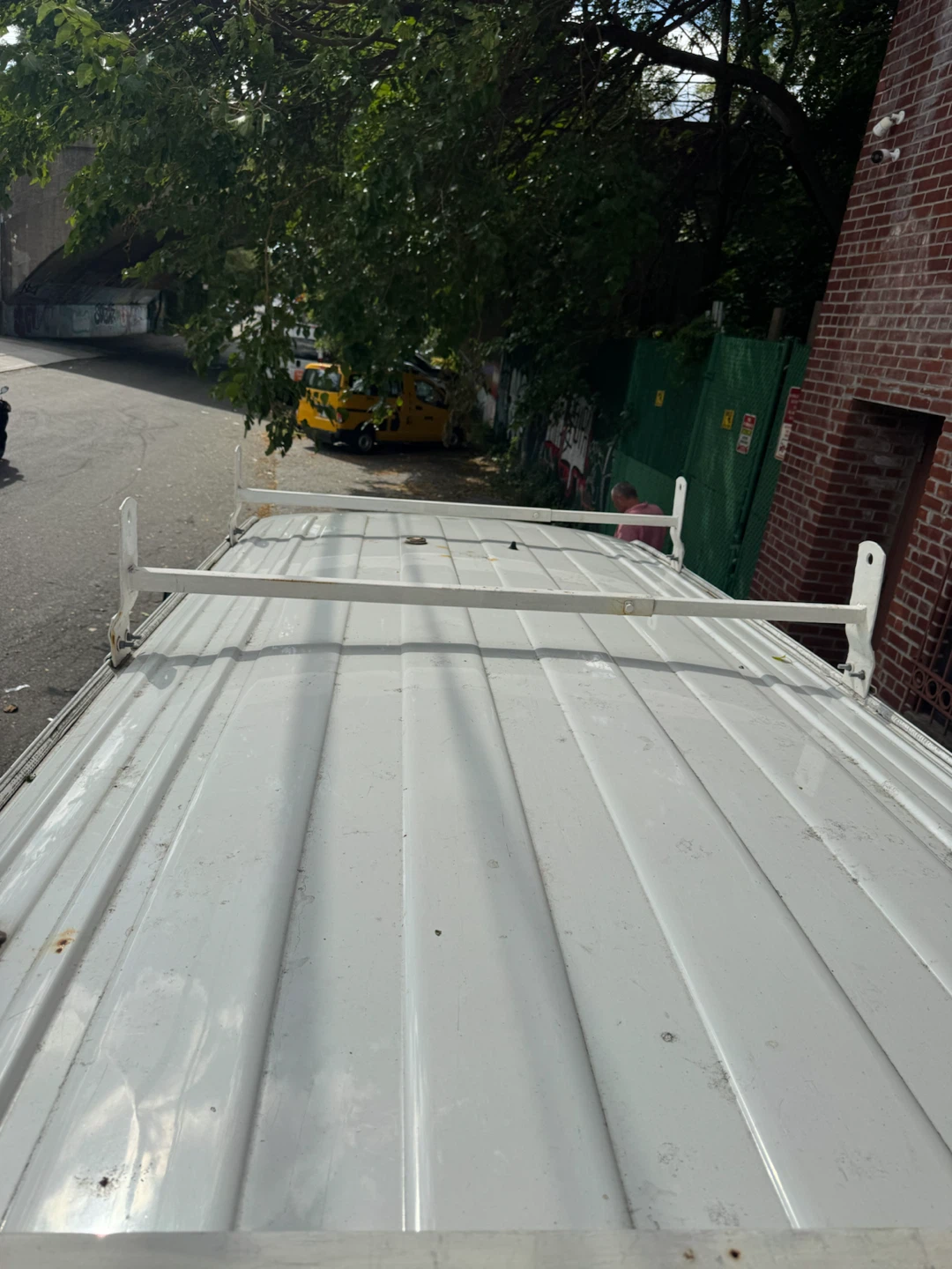 3- White Van Roof Ladder Rack - photo 4