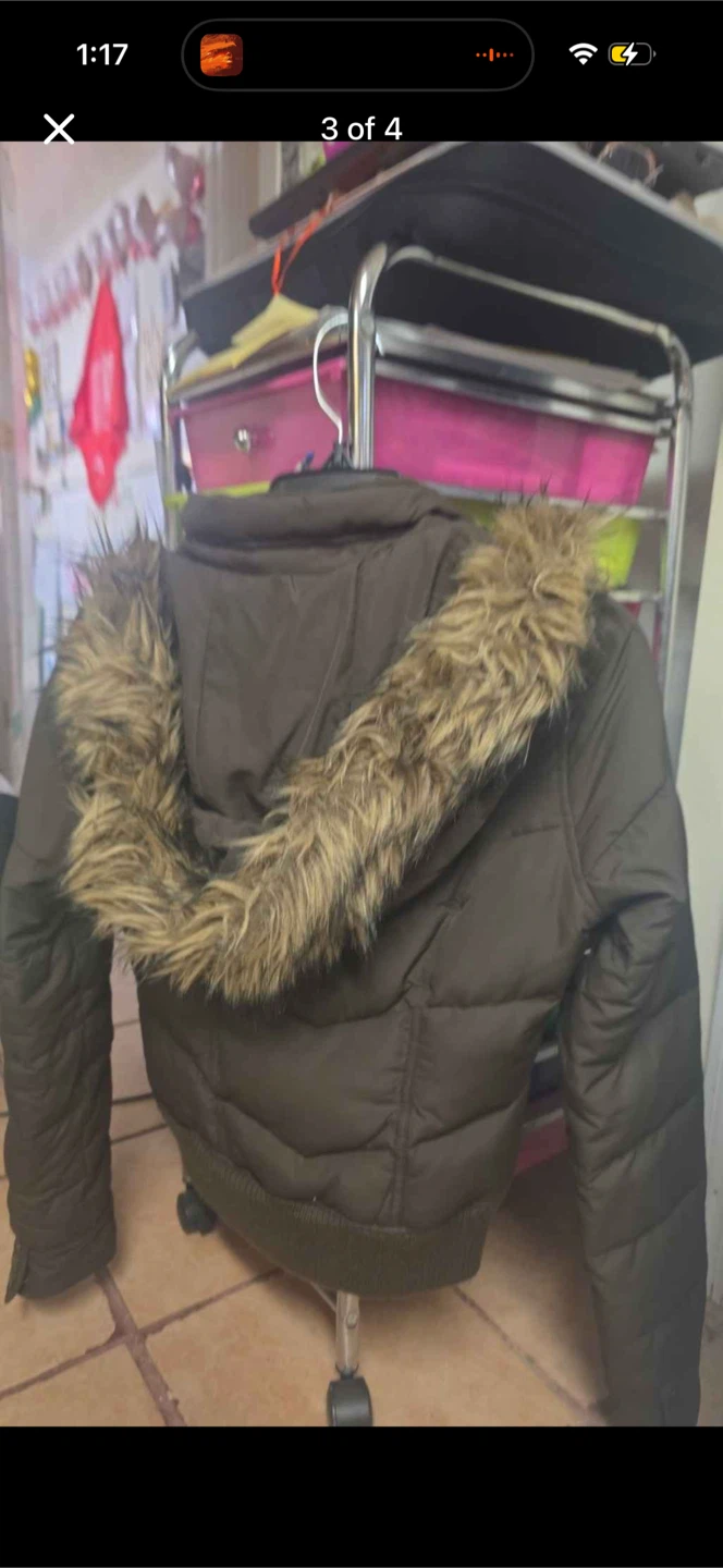 Hollister brown Green Puffer Jacket - photo 2