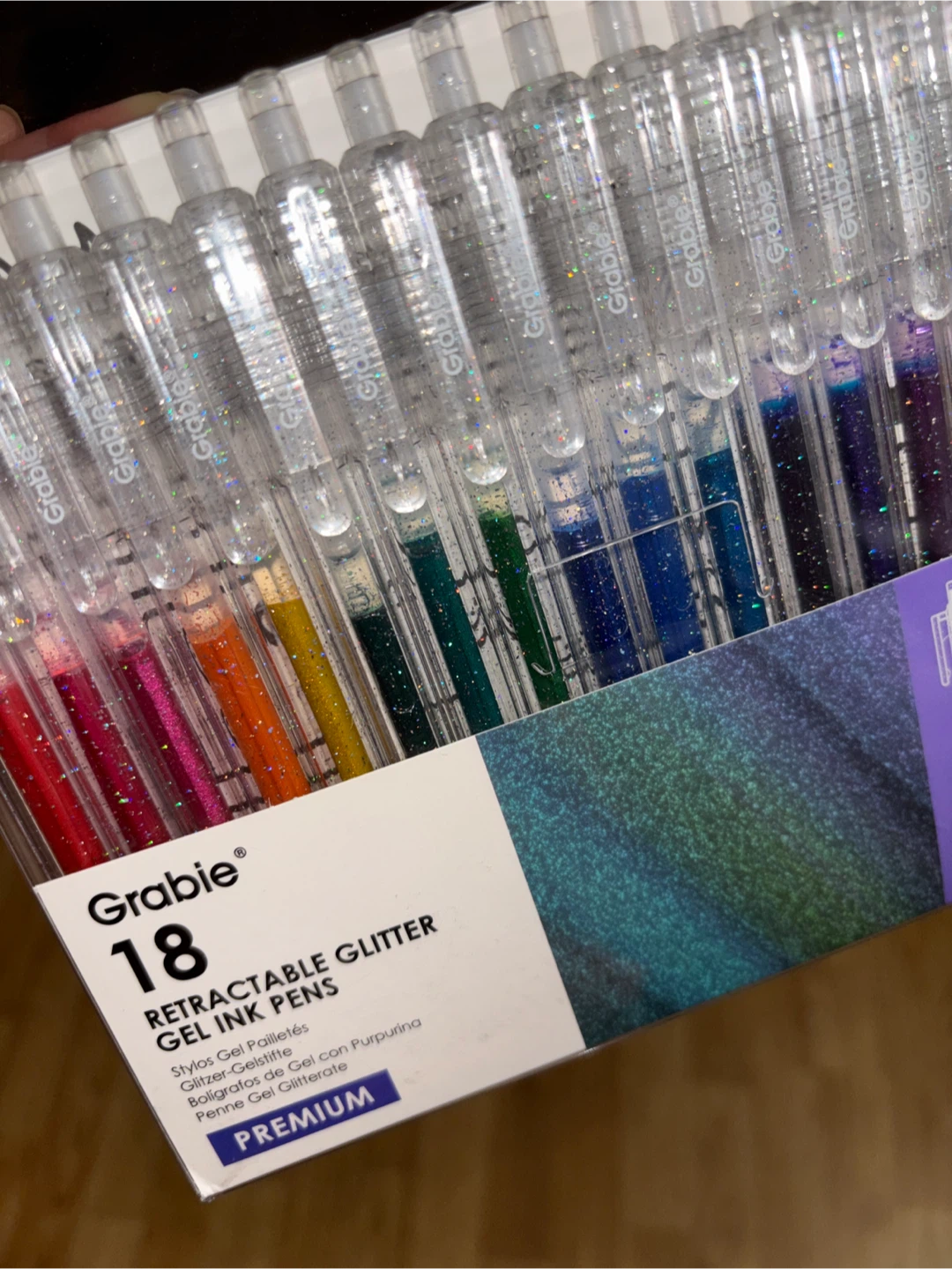 Grabie Glitter Gel Pens Set of 18 - photo 2