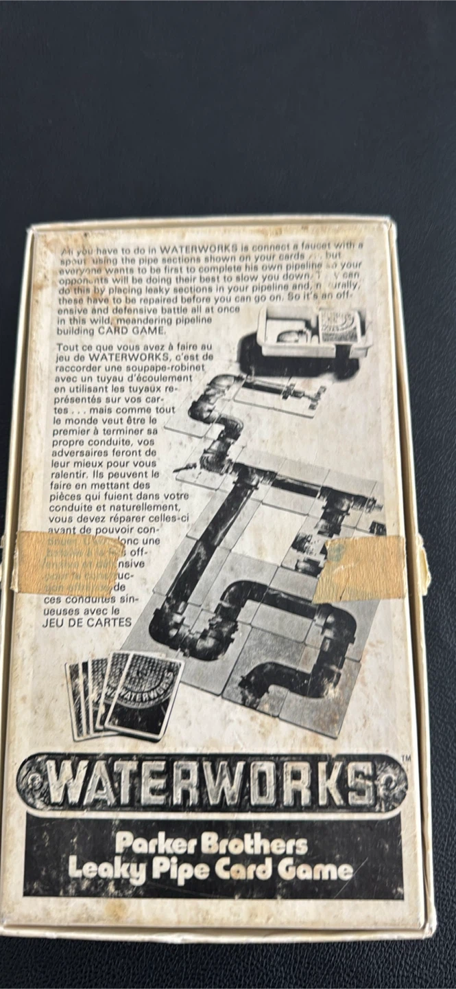 Vintage Parker Brothers Waterworks Card Game - photo 3