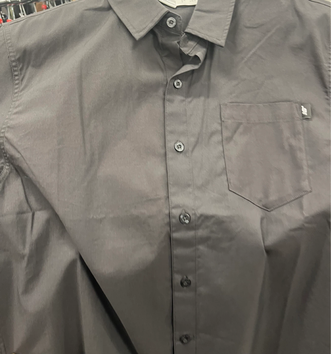 New Balance Grey Button-Up Shirt - photo 2