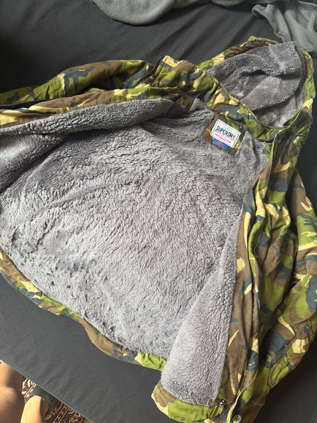 Superdry Camo Fleece-Lined Jacket - photo 3