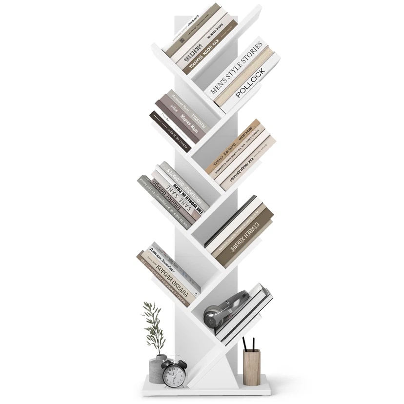 Tree Shape bookshelf Stand Shelf Corner
