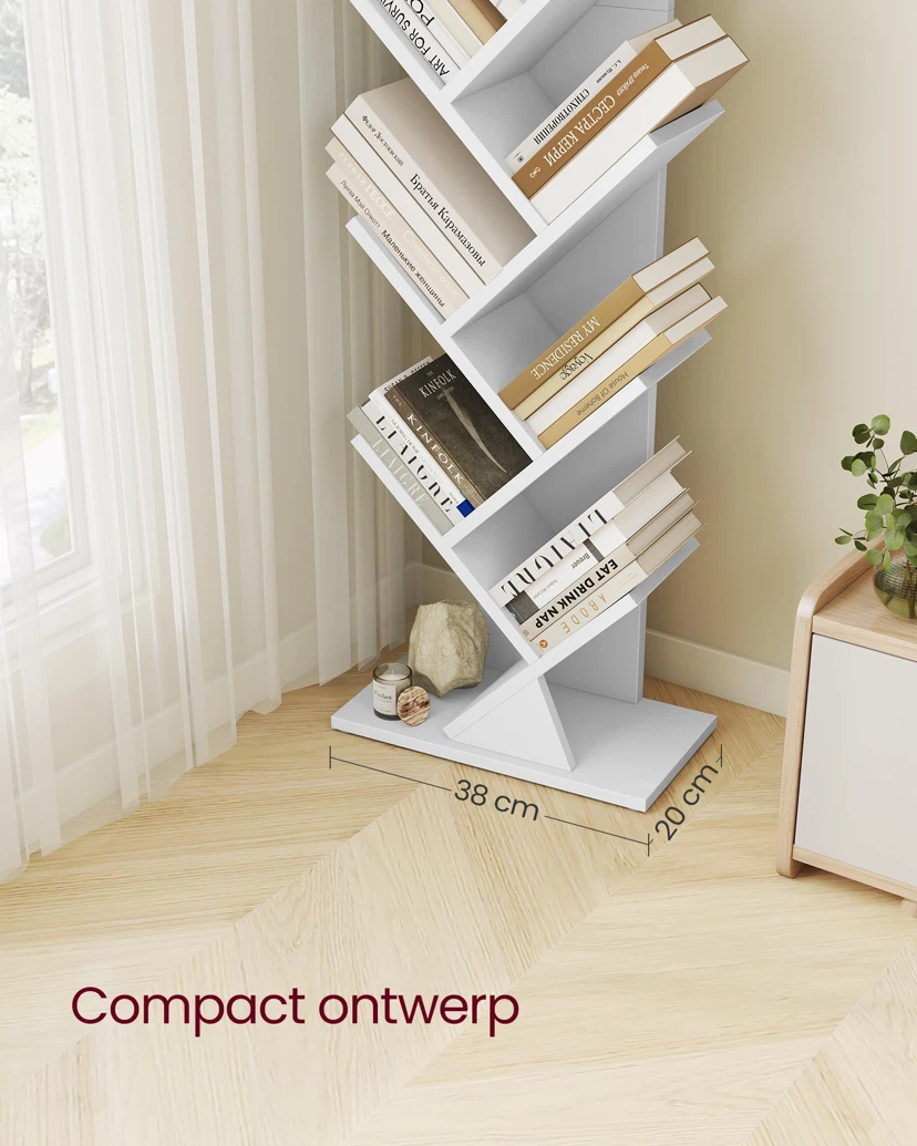 Tree Shape bookshelf Stand Shelf Corner - photo 3