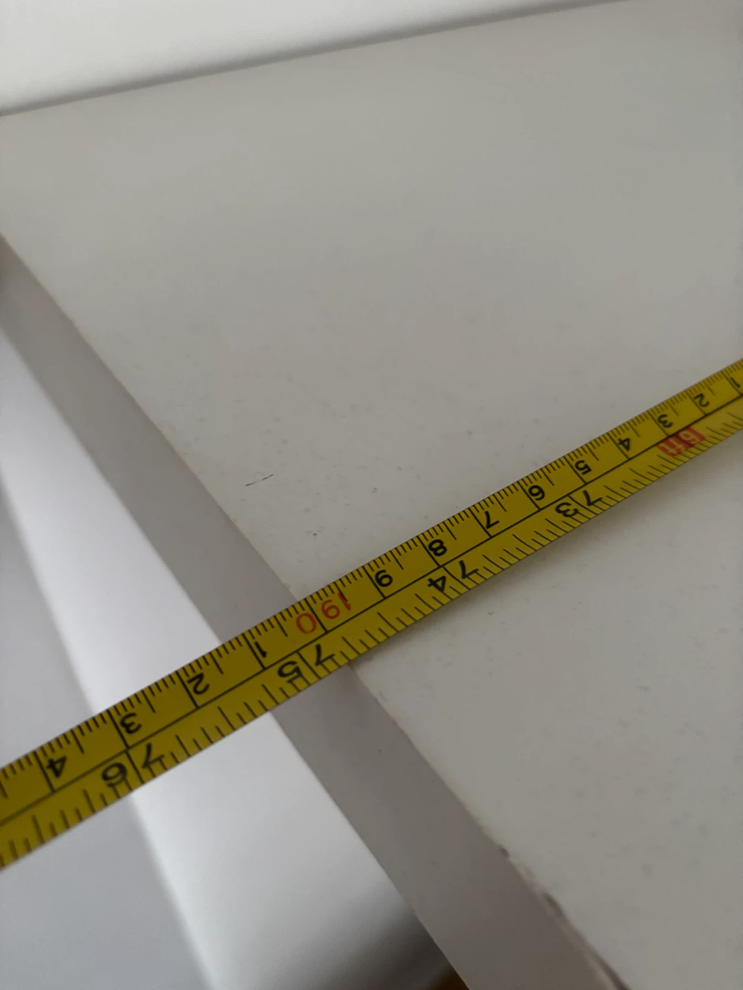 White Floating Wall Shelf - photo 2