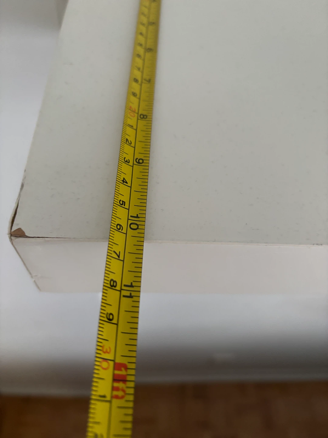 White Floating Wall Shelf - photo 3
