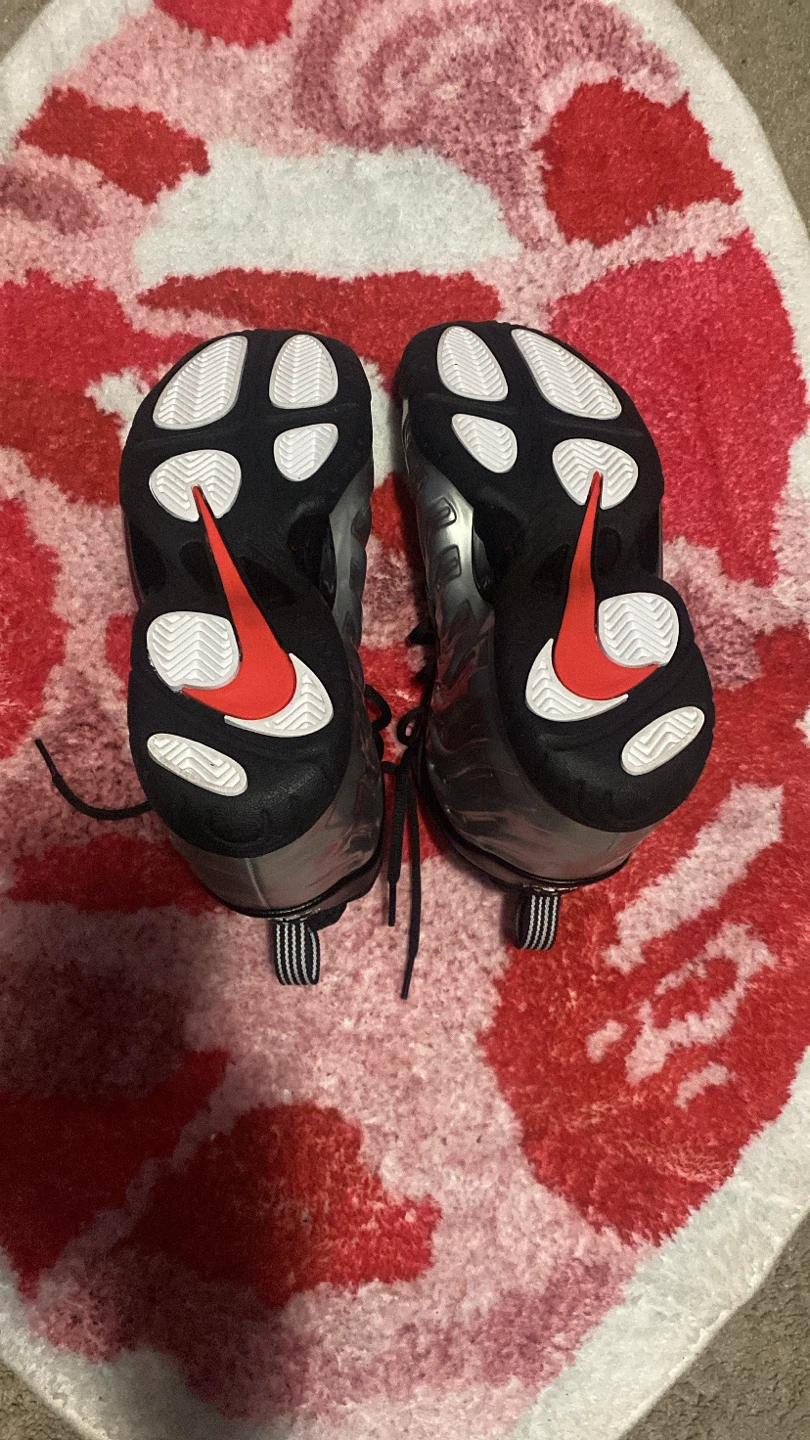 Nike Air Foamposite One Silver Sneakers - photo 4
