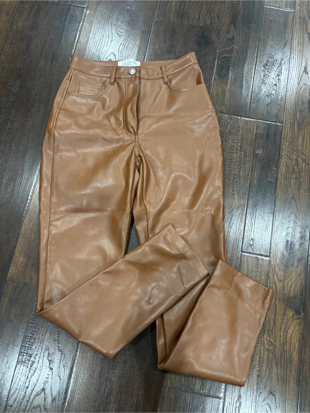 Wilfred The Melina Vegan Leather Pants - Tan Size 4