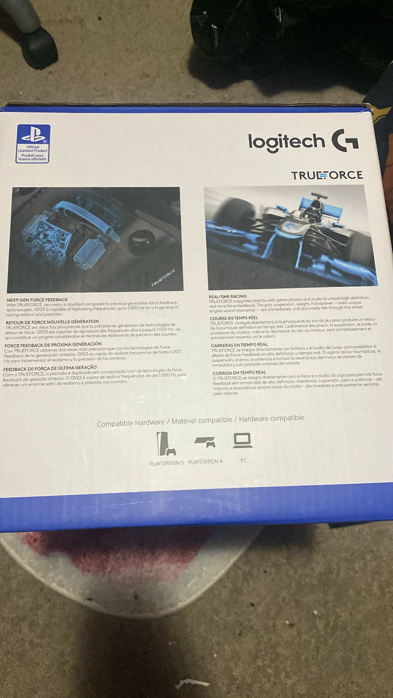 Logitech G923 Racing Wheel and Pedals - photo 3