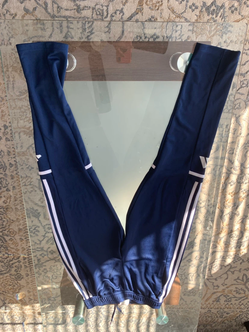 Adidas Navy Blue Track Pants 13-14Y