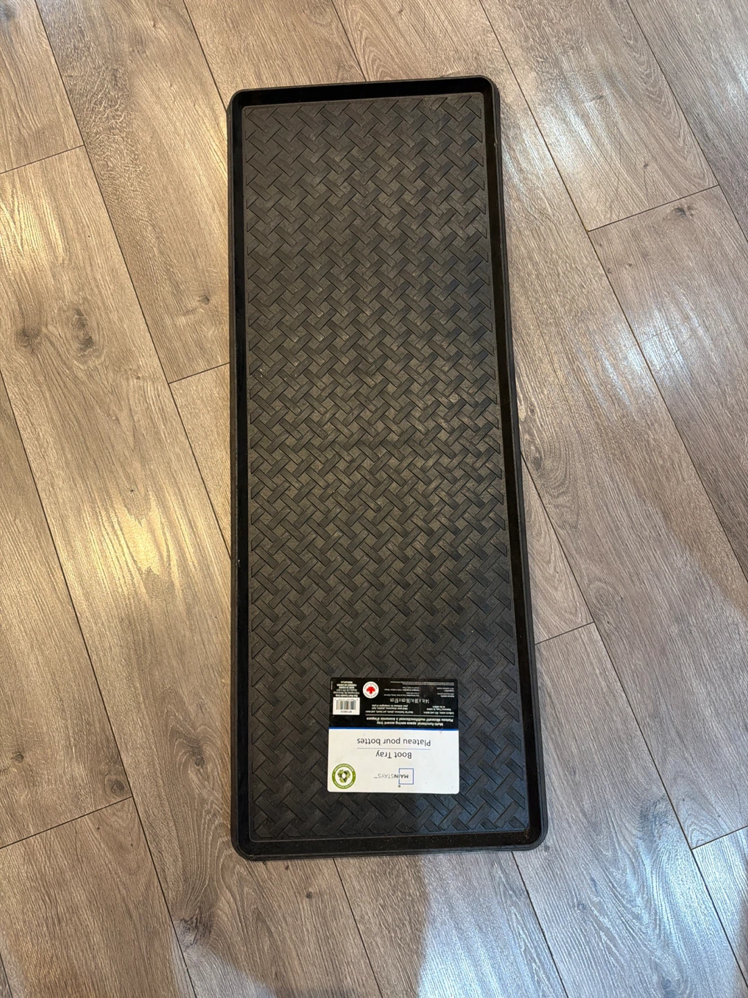 Mainstays Black Boot Tray