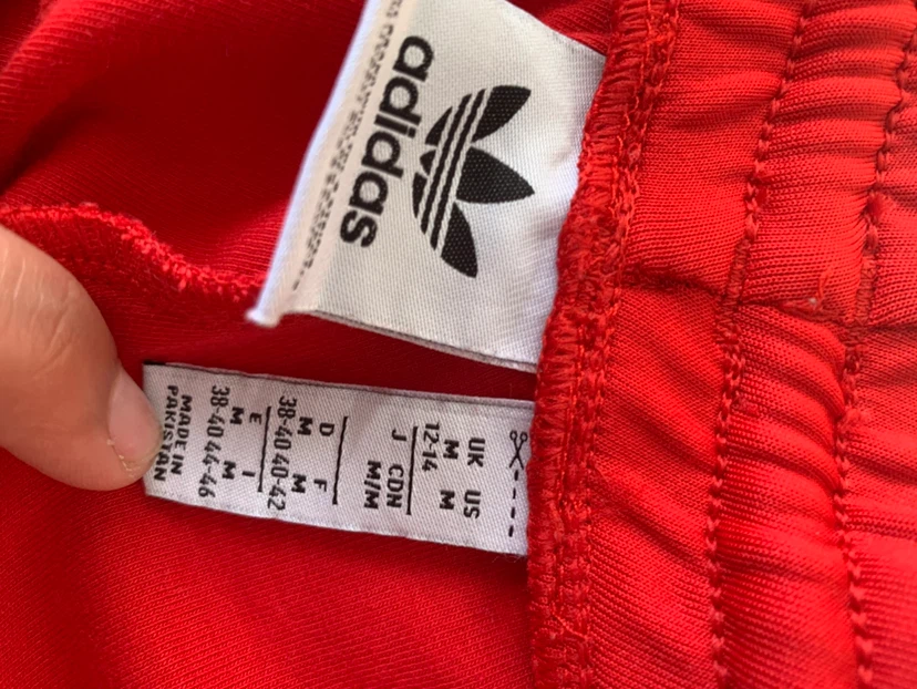 Adidas Original Red Track Pants Medium - photo 3