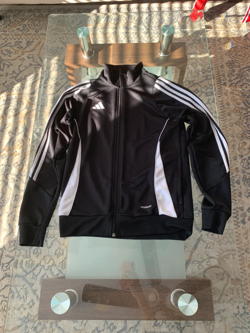 Adidas Kids Aeroready Track Jacket Black