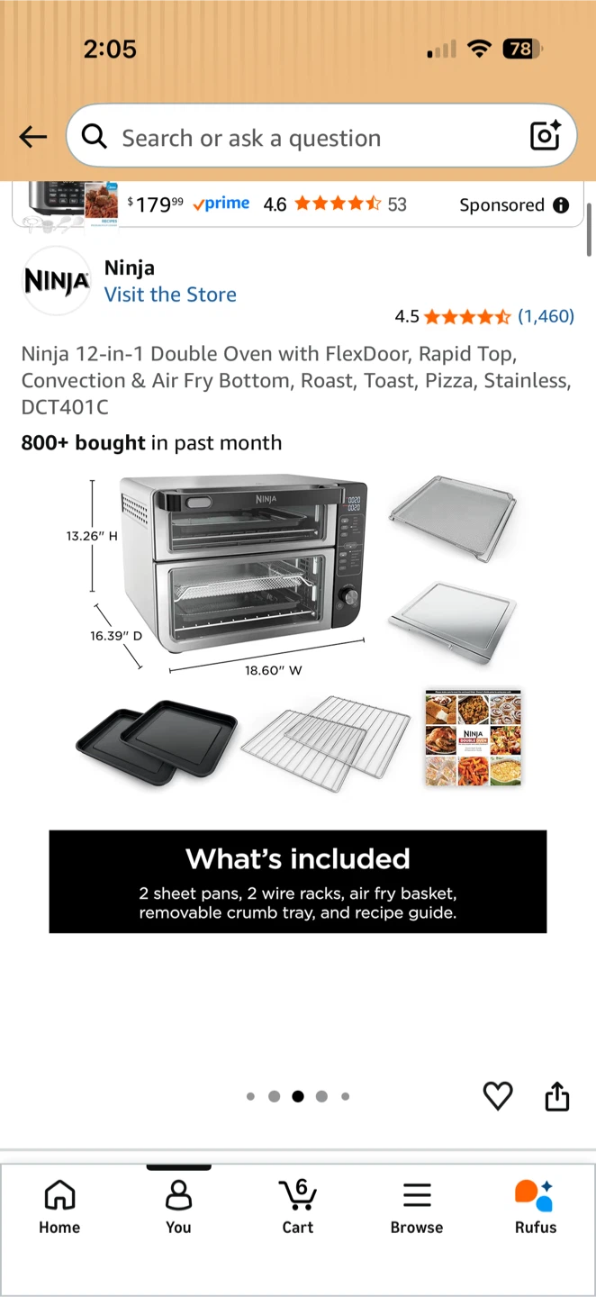 Ninja 12-in-1 Double Oven - photo 2