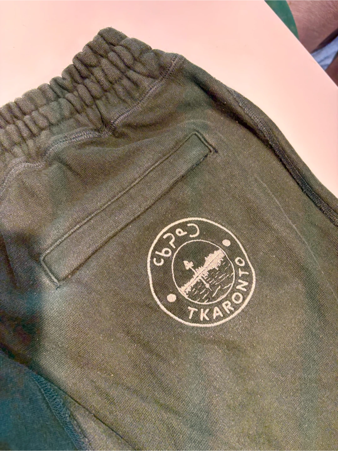 Aanin Tkaronto Sweatpants Olive Green size large - photo 5
