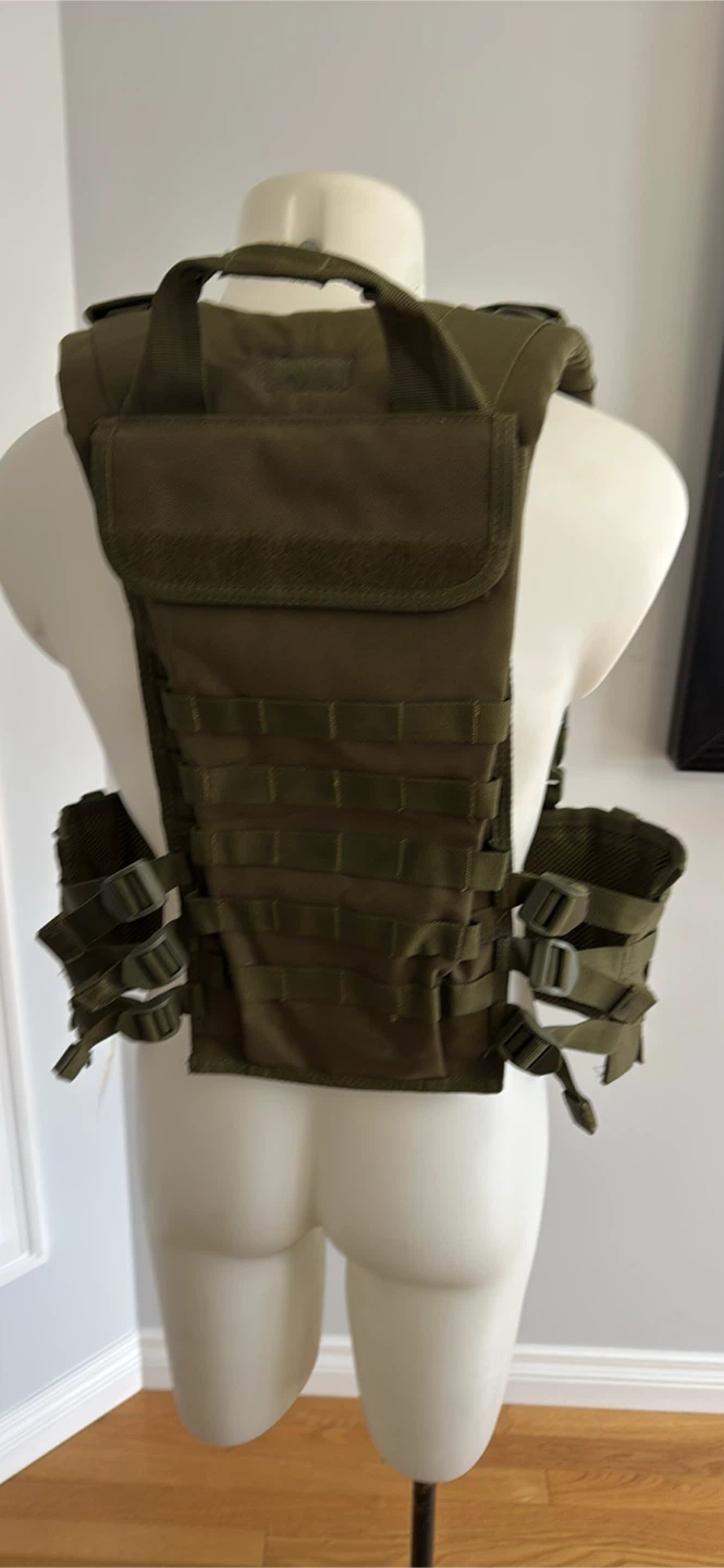 Olive Green Tactical MOLLE Chest Rig - photo 2