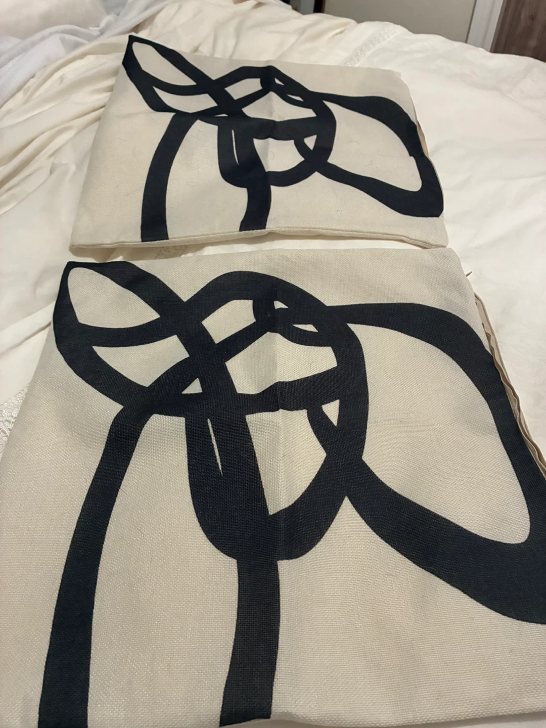 Two Abstract Print Cushion Covers - photo 2