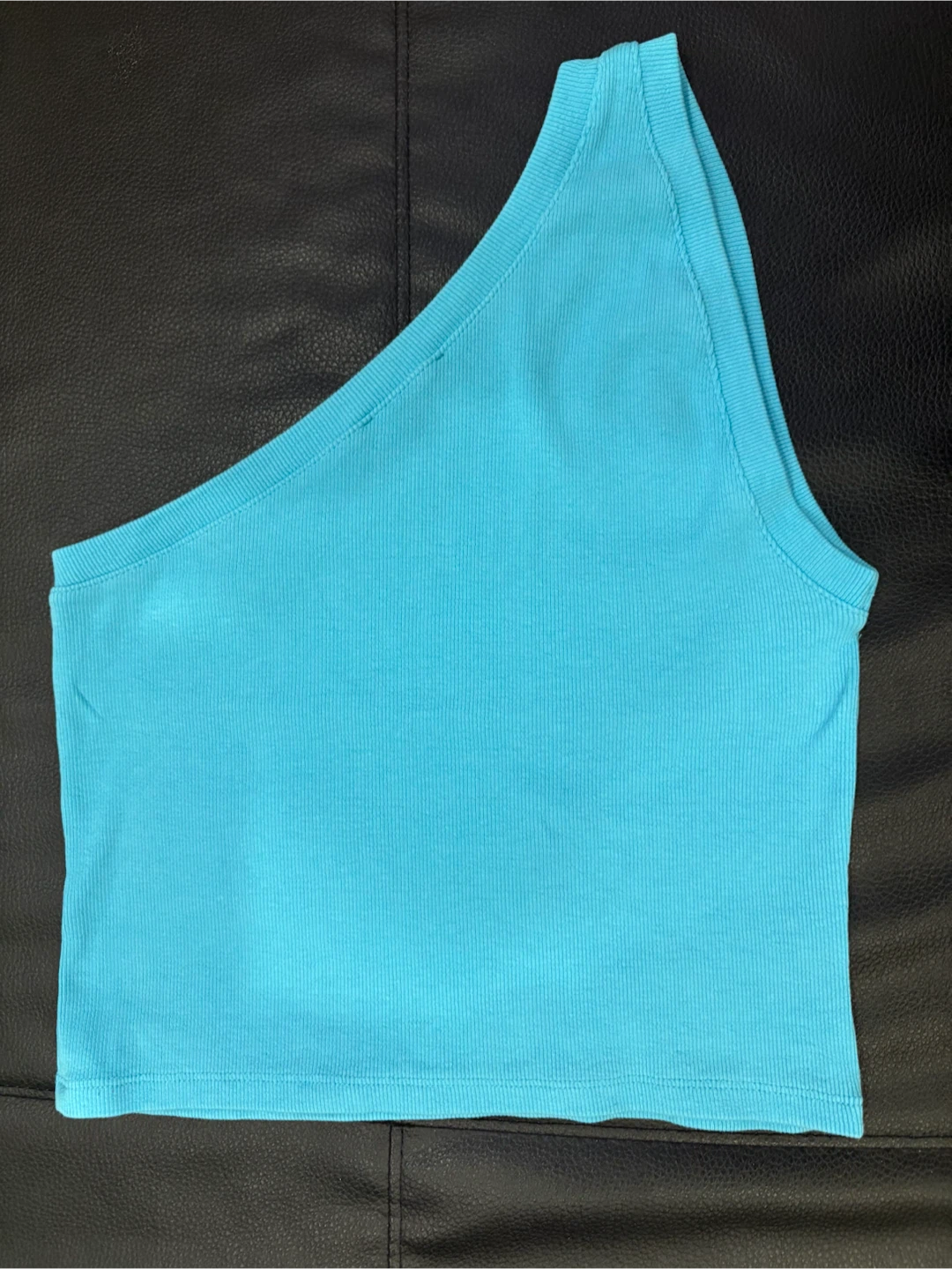 Forever 21 Ribbed One-Shoulder Crop Top - photo 3