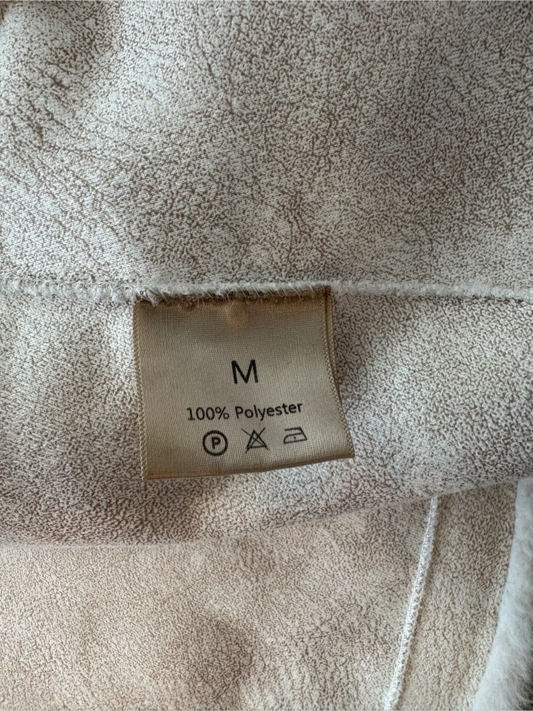 White Faux Fur Belted Coat size medium - photo 4