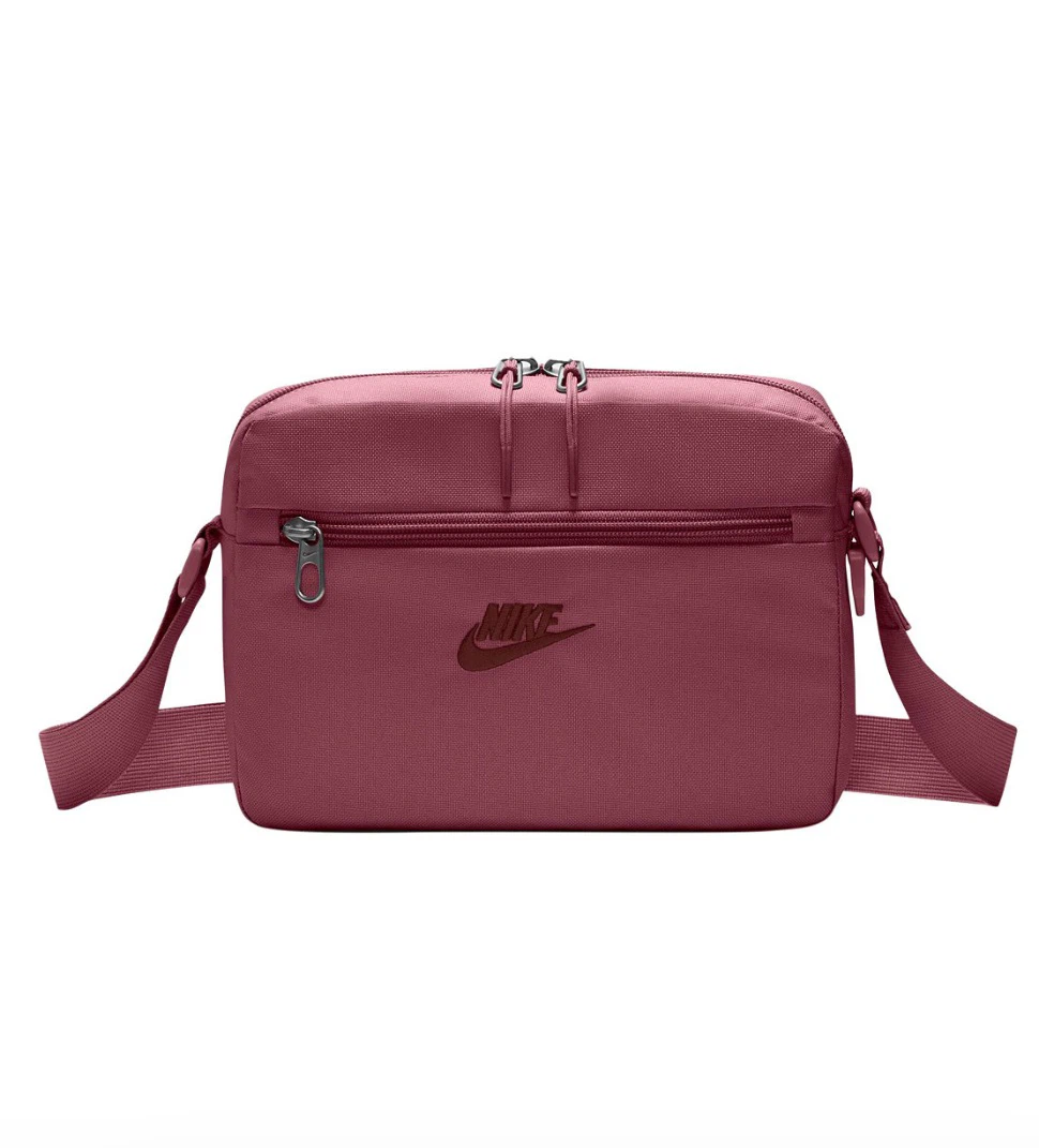 Nike Heritage Crossbody Bag in Burgundy