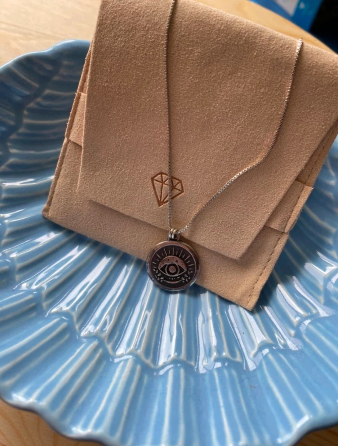 Lanabetty Evil Eye You Are Seen Mantra Necklace