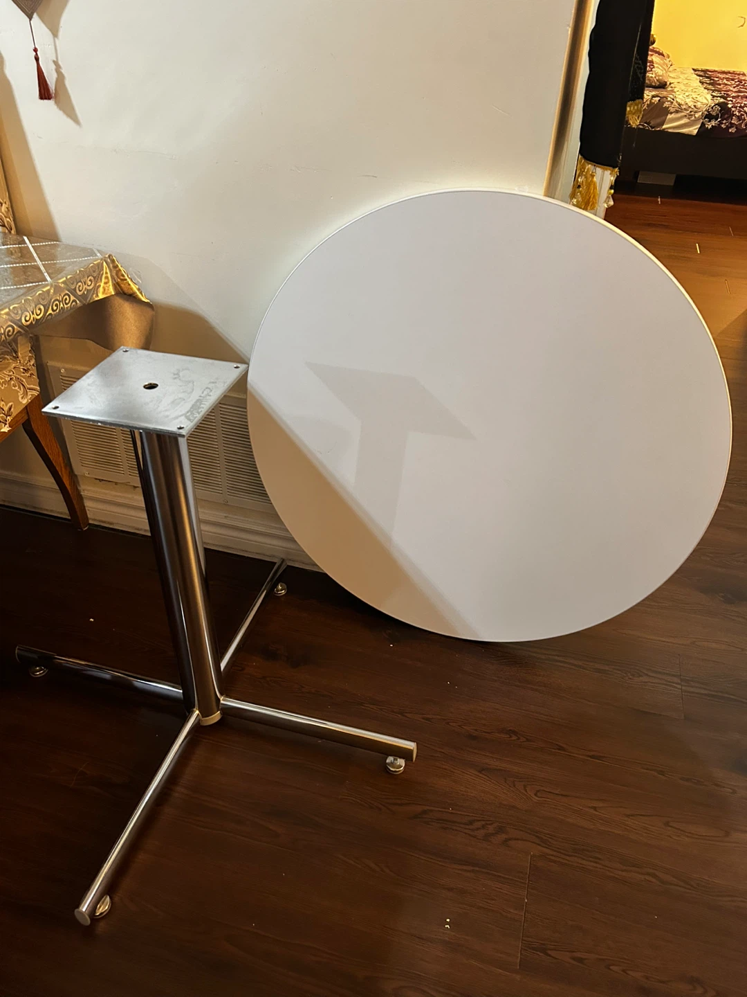 White Round Table