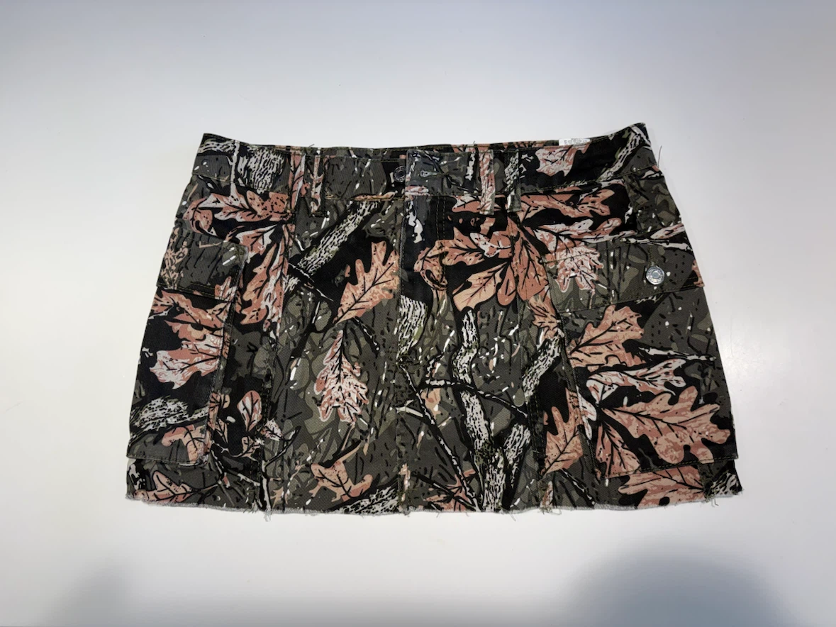 SHEIN Camouflage Cargo Mini Skirt size large