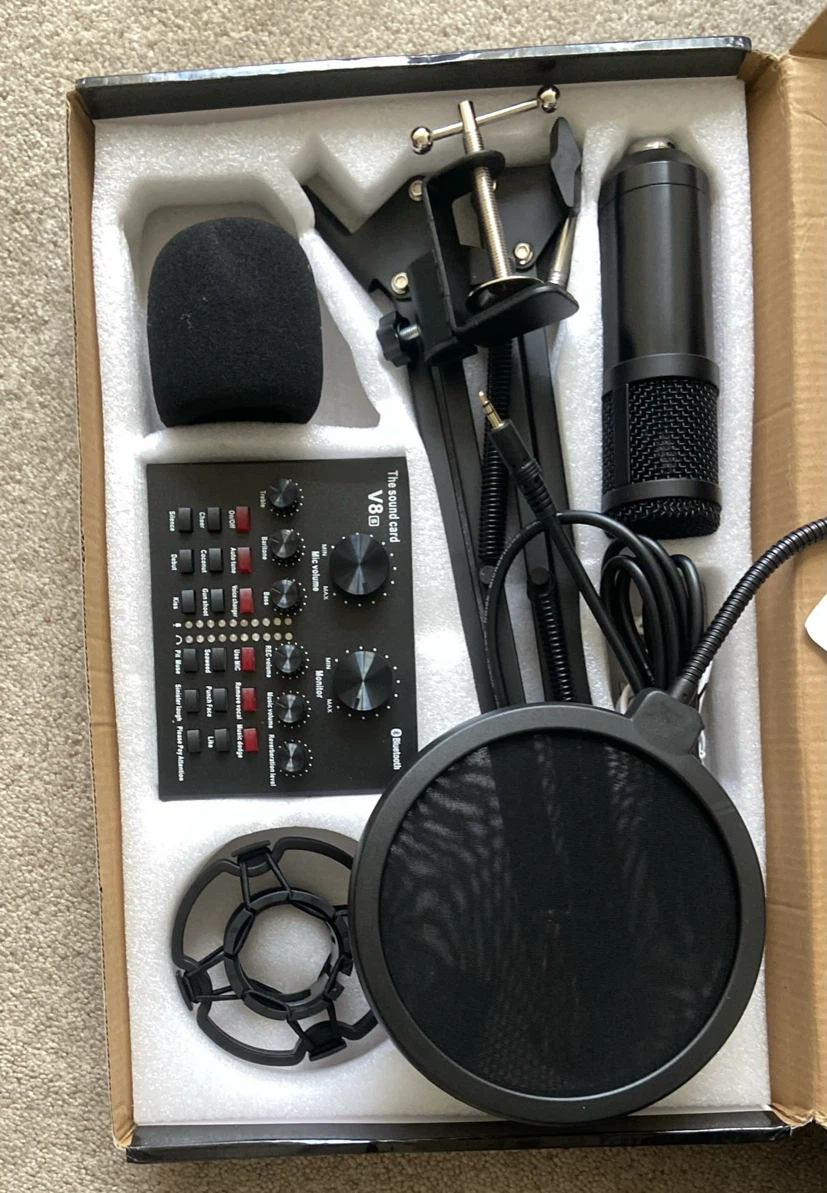 V8S Live Sound Card and Microphone Set - photo 2