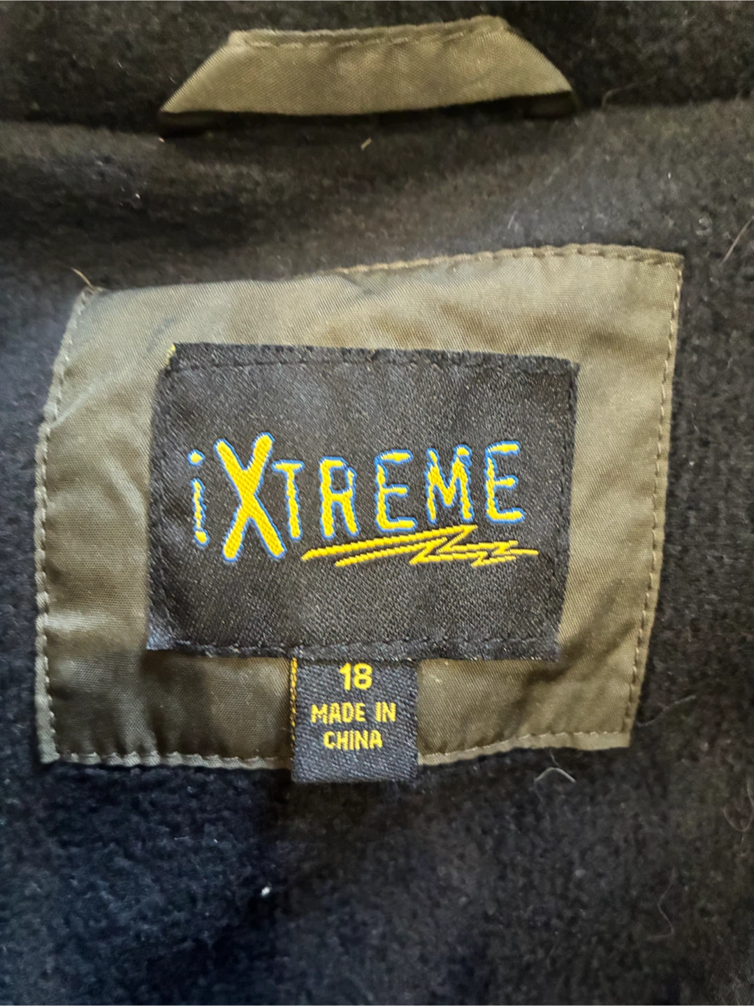 iXtreme Puffer Jacket Olive - Youth Size 18 - photo 4
