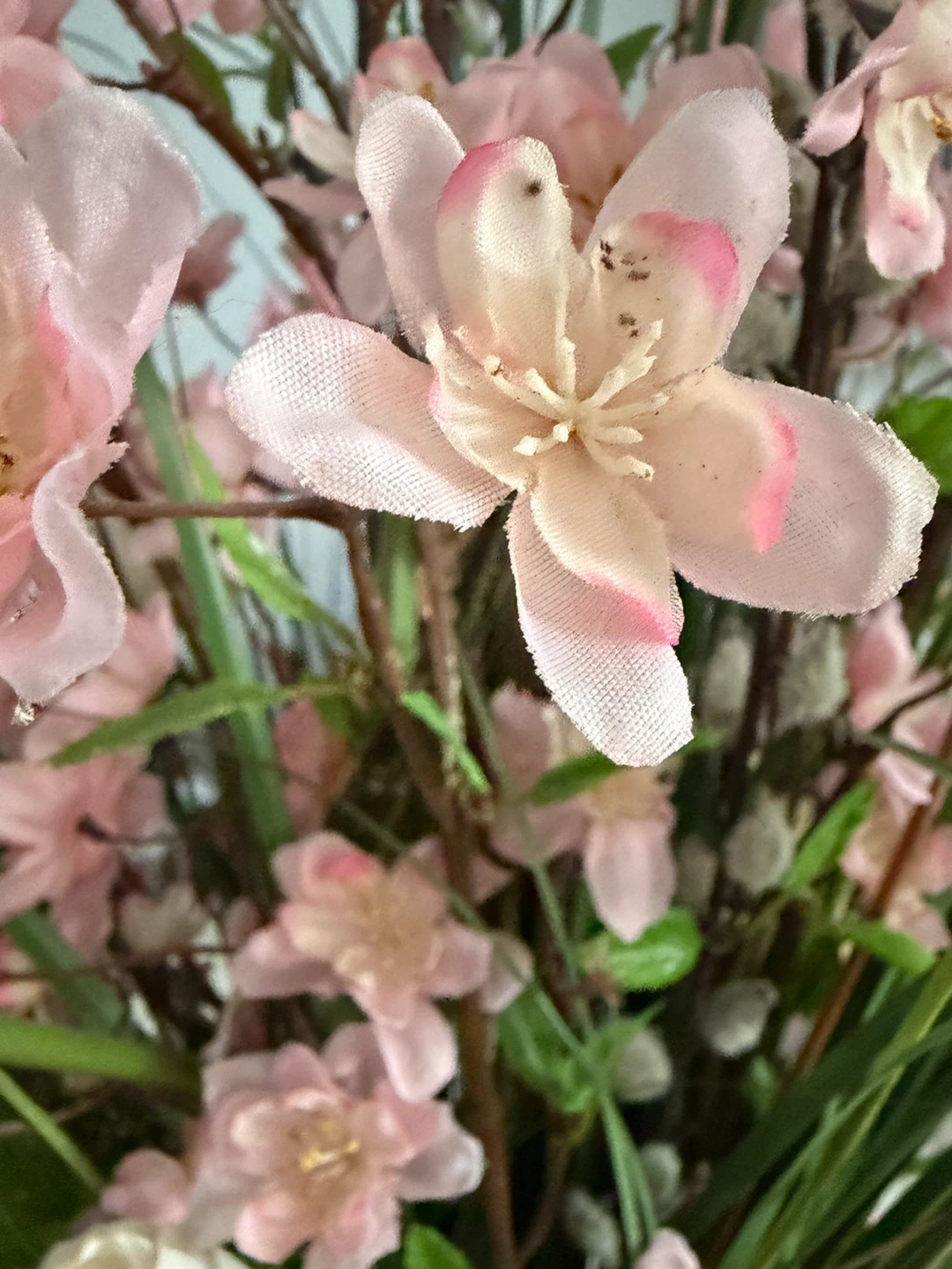Artificial Pink Blossom Floral Arrangement