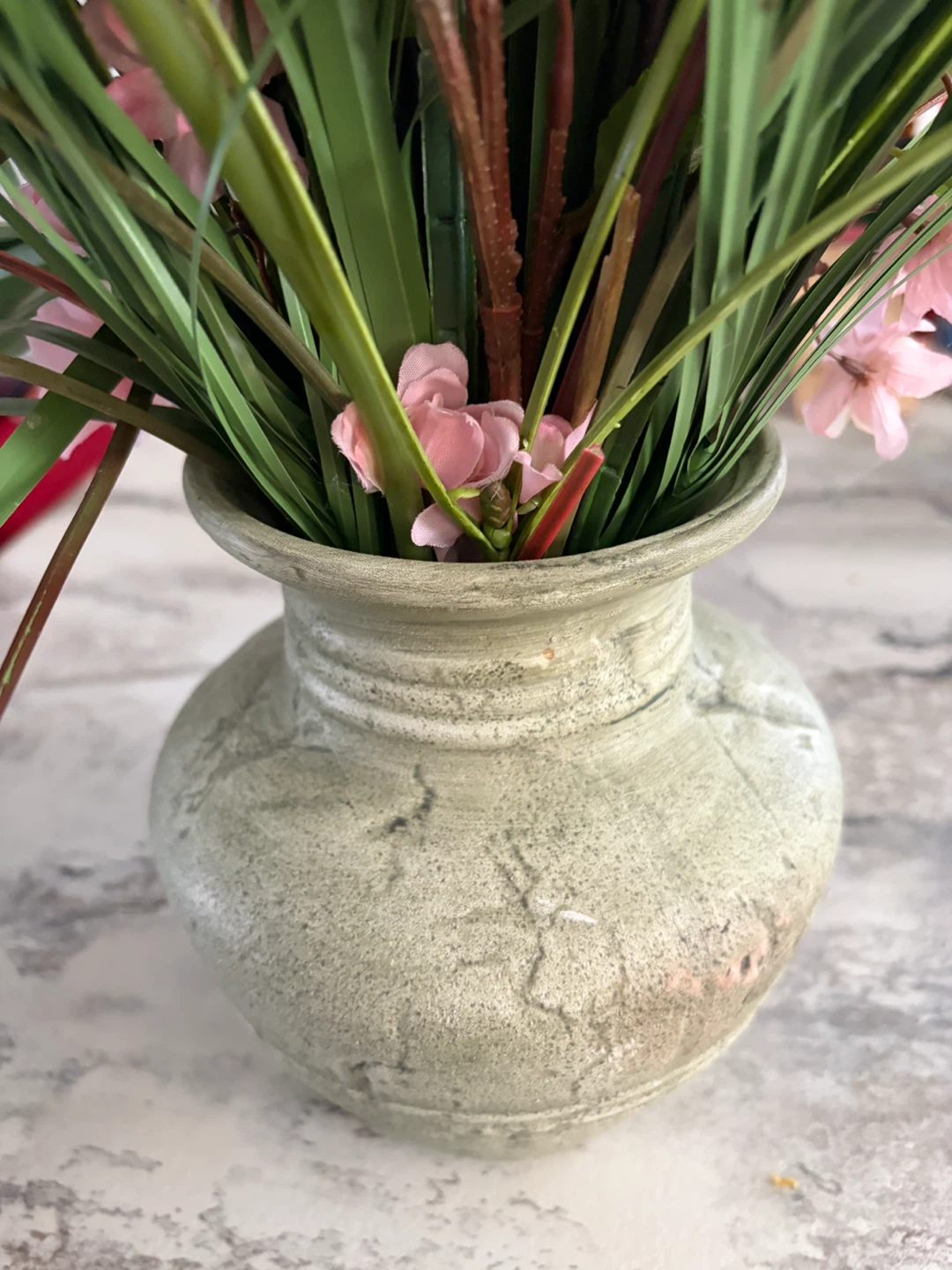 Artificial Pink Blossom Floral Arrangement - photo 4