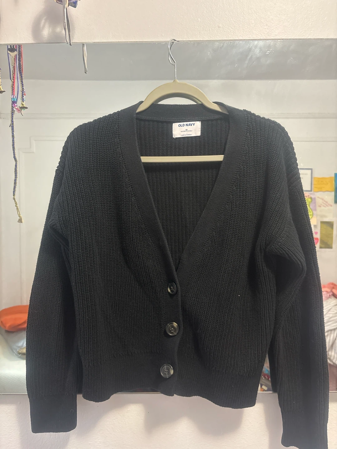 Women Old Navy Black Cardigan