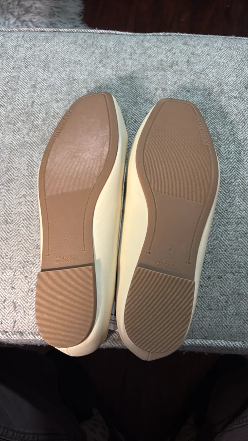 Old Navy Women's Cream Ballet Flats Size 9 - photo 2