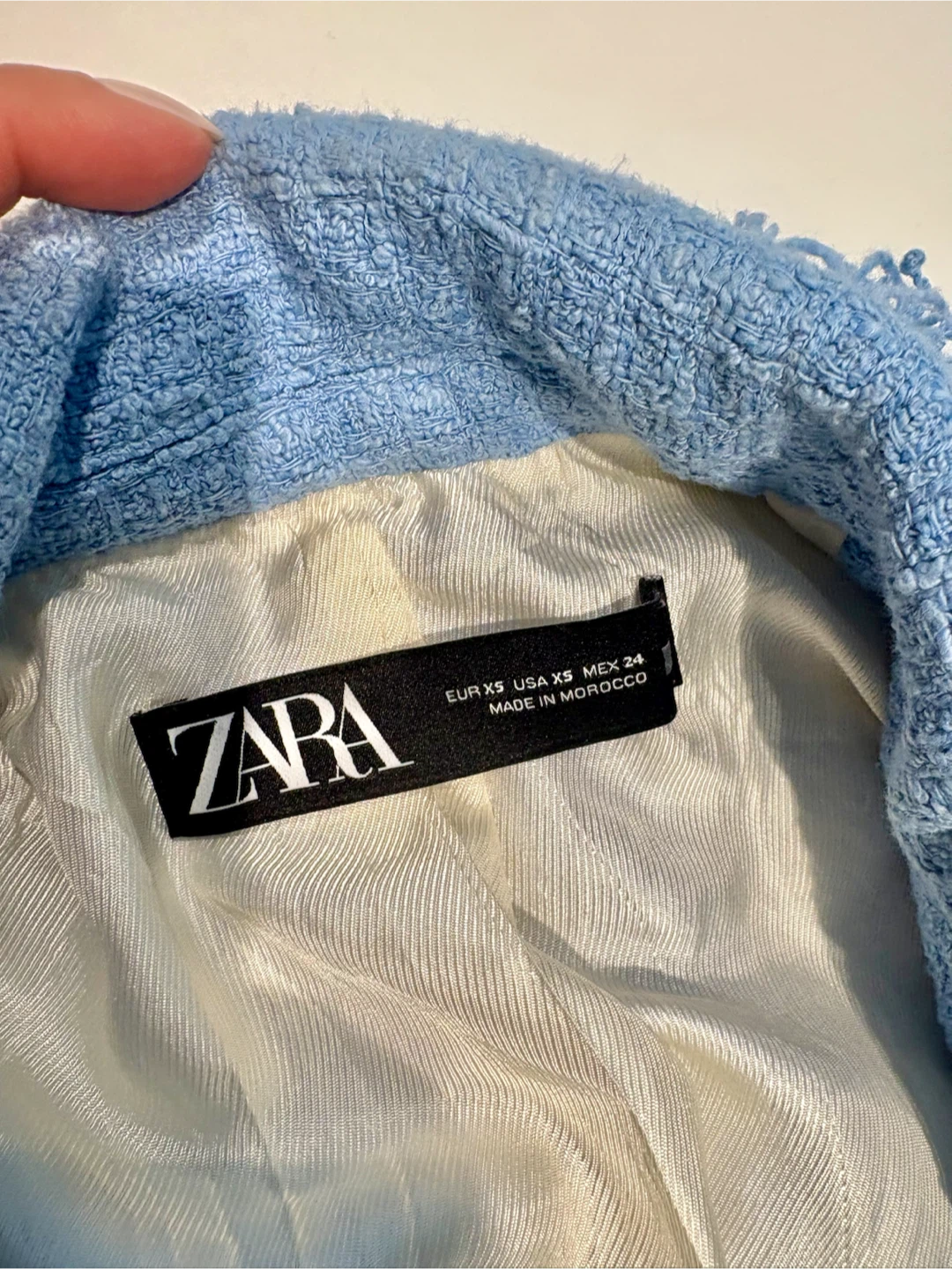 Zara blue women’s blazer size XS - photo 3