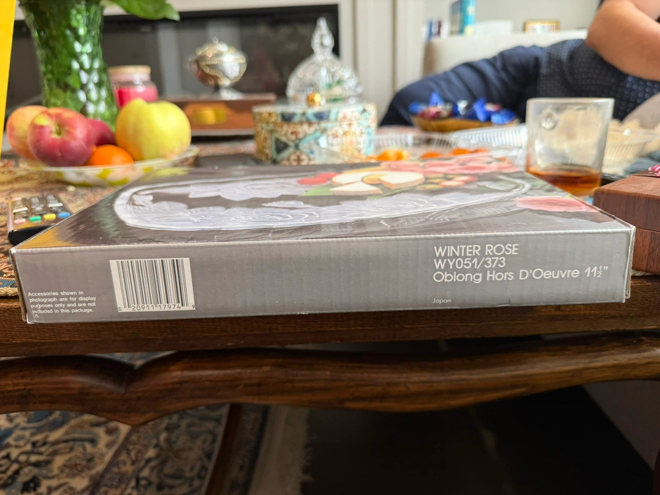Studio Nova Winter Rose Oblong Hors D'Oeuvre Tray - photo 3