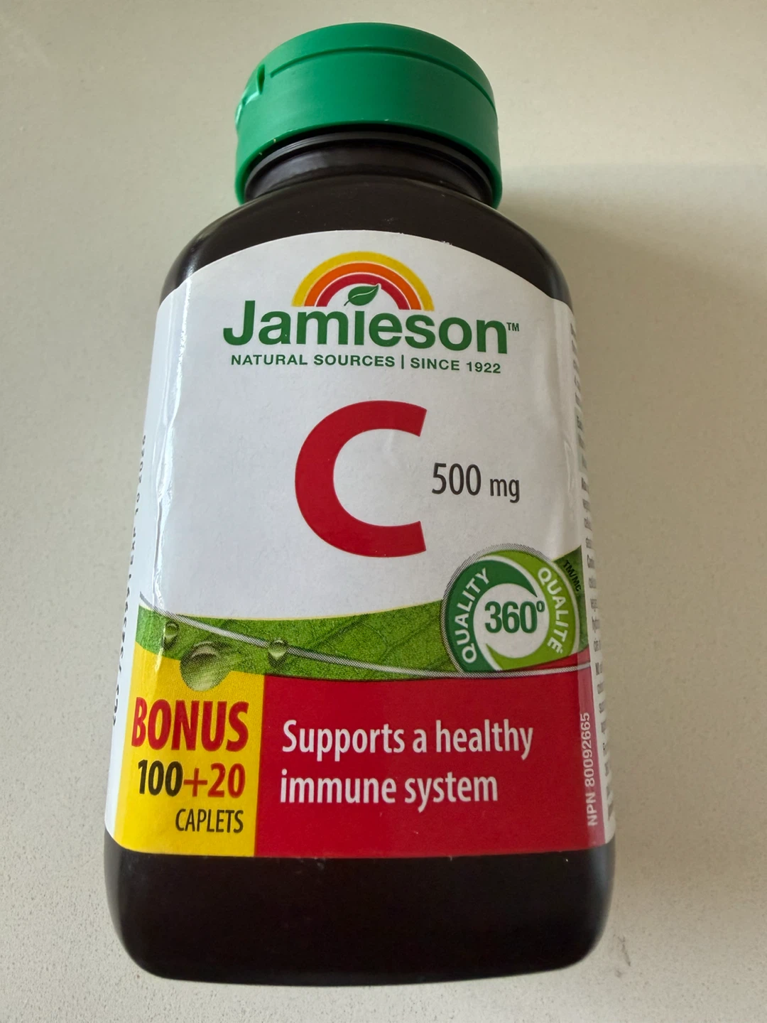 Jamieson Vitamin C 500mg 120 Caplets
