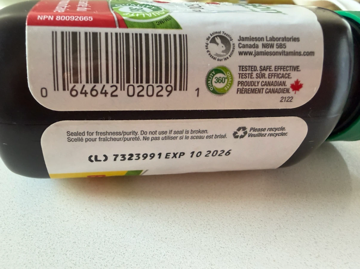 Jamieson Vitamin C 500mg 120 Caplets - photo 2
