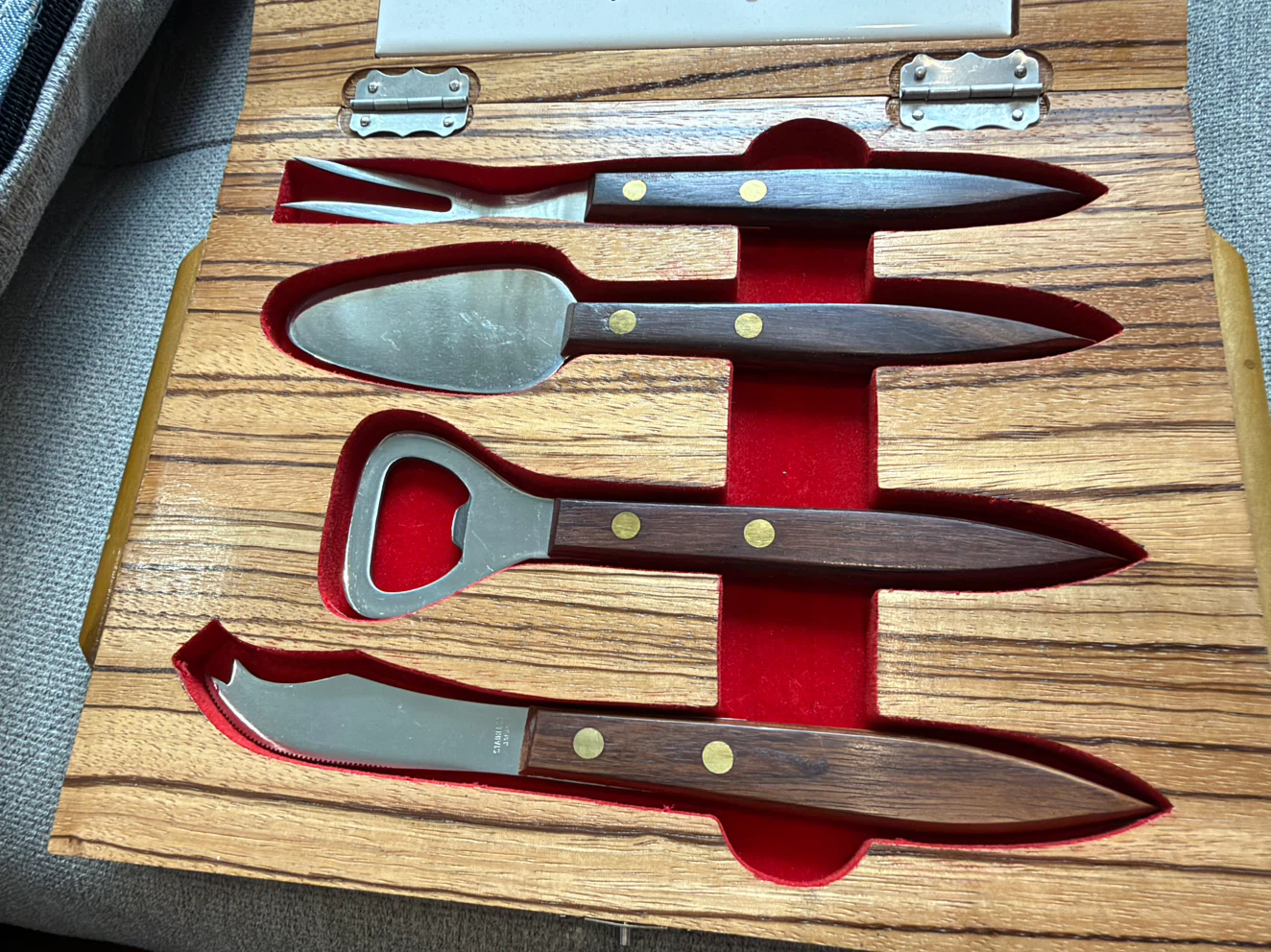 Vintage Four-Piece Cheese Tool Set