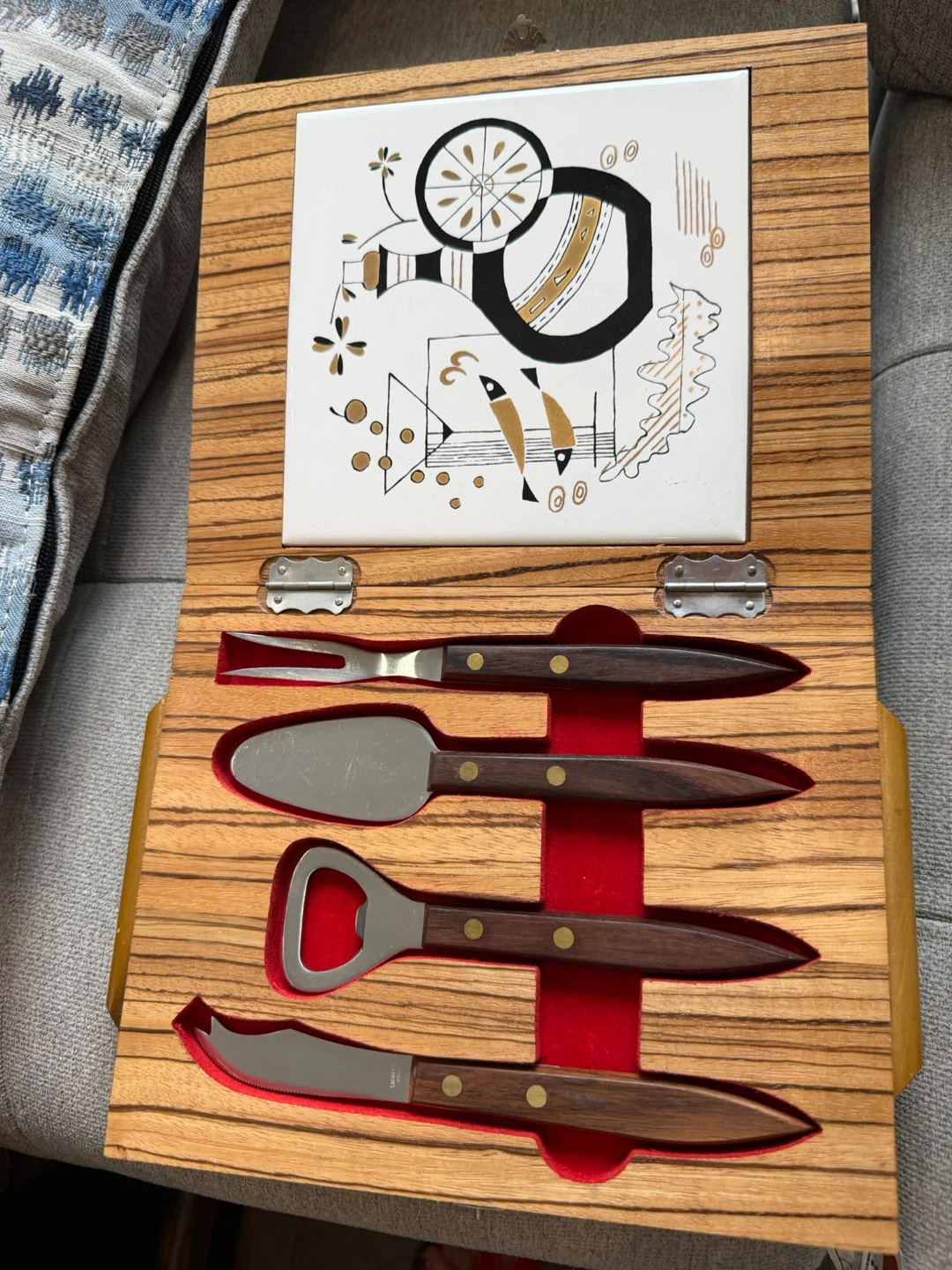 Vintage Four-Piece Cheese Tool Set - photo 3