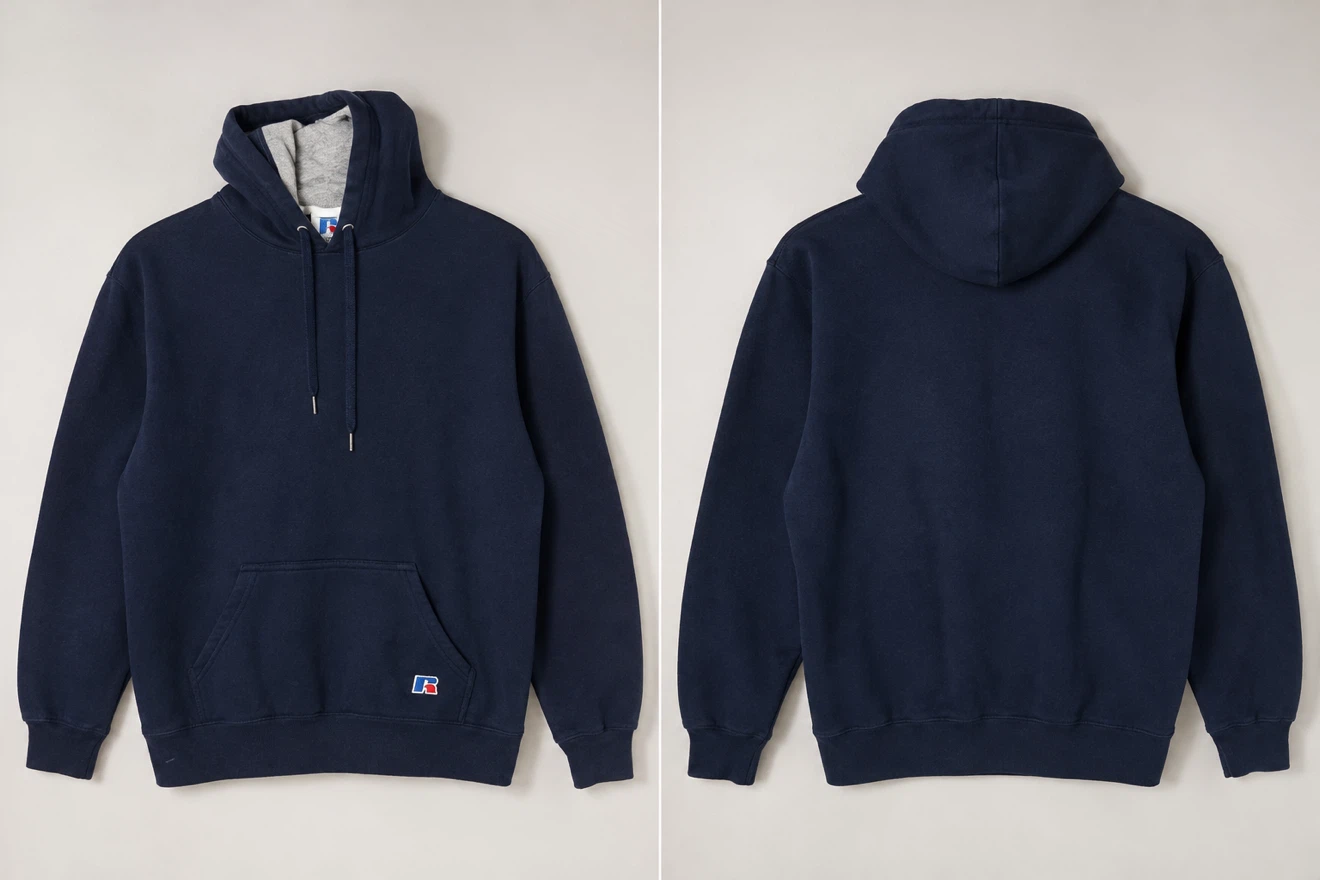 Russell Athletic Navy Blue Hoodie
