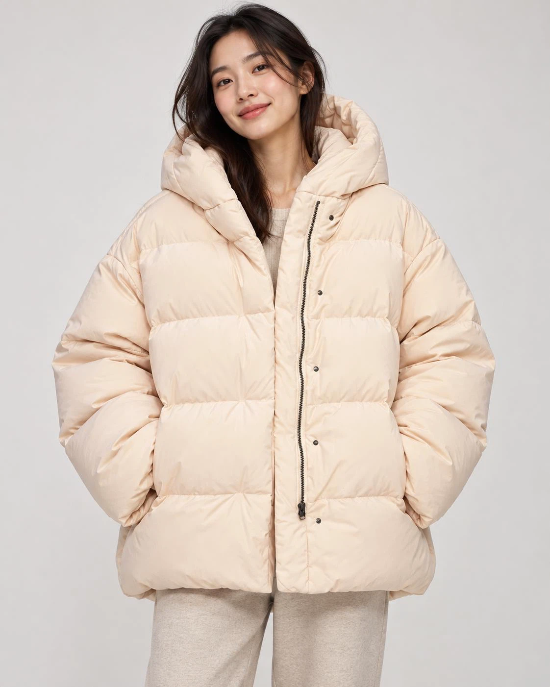 Uniqlo Hooded Down Jacket size medium