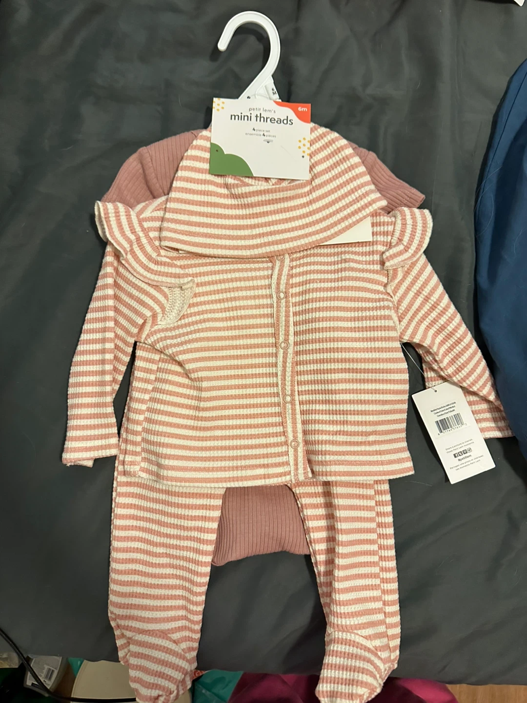 Petit Lem 4-Piece Baby Set, 6M - photo 2