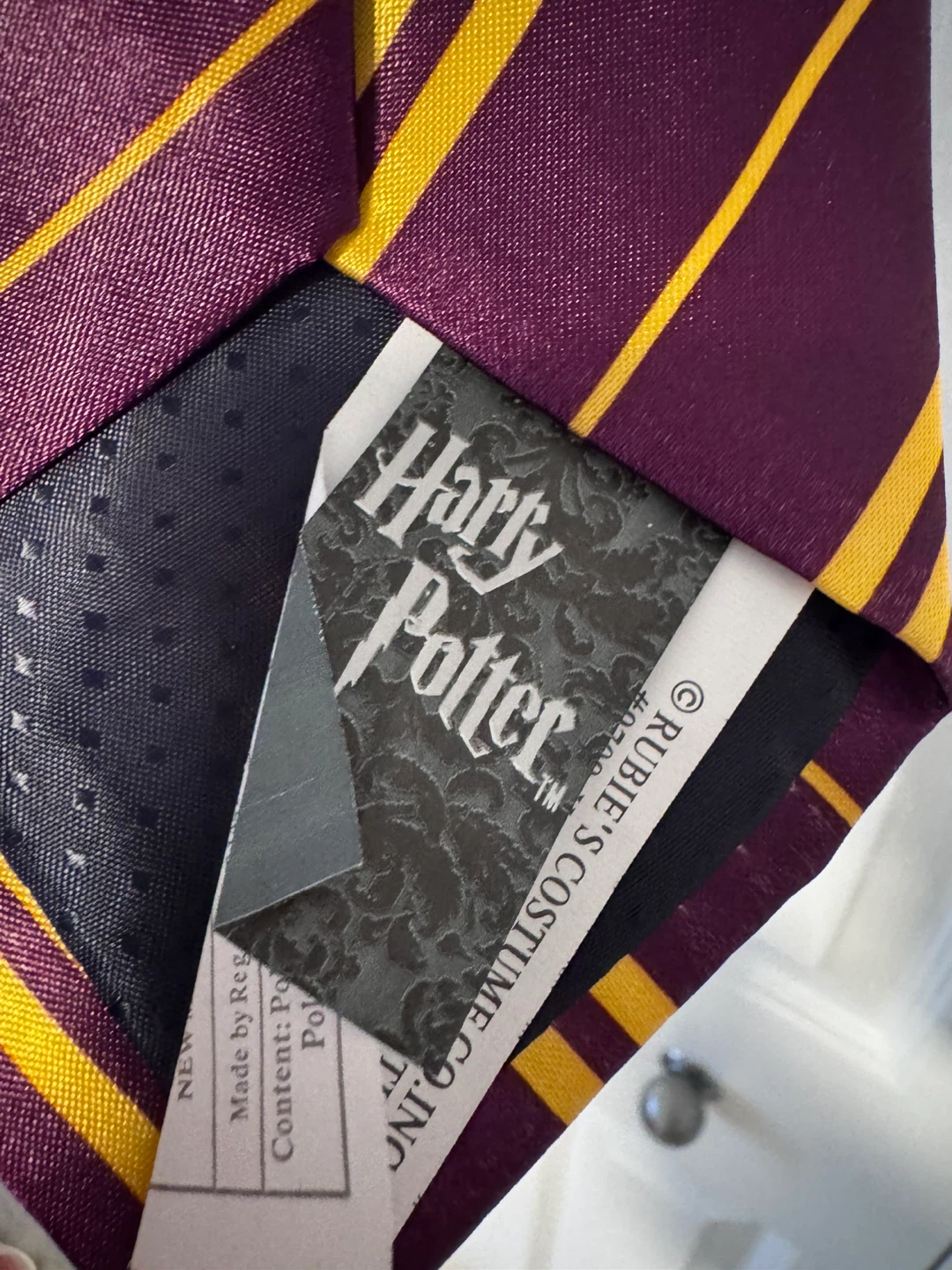 Rubies Harry Potter Gryffindor Striped Necktie - photo 2