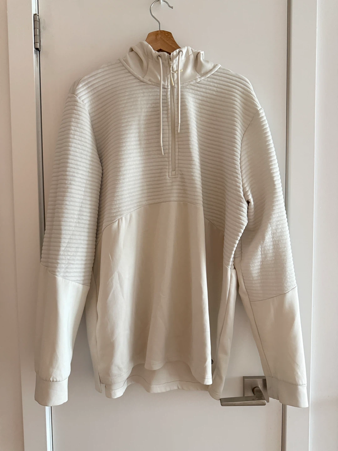 XL Men Apana Thin Soft Half-Zip Hoodie